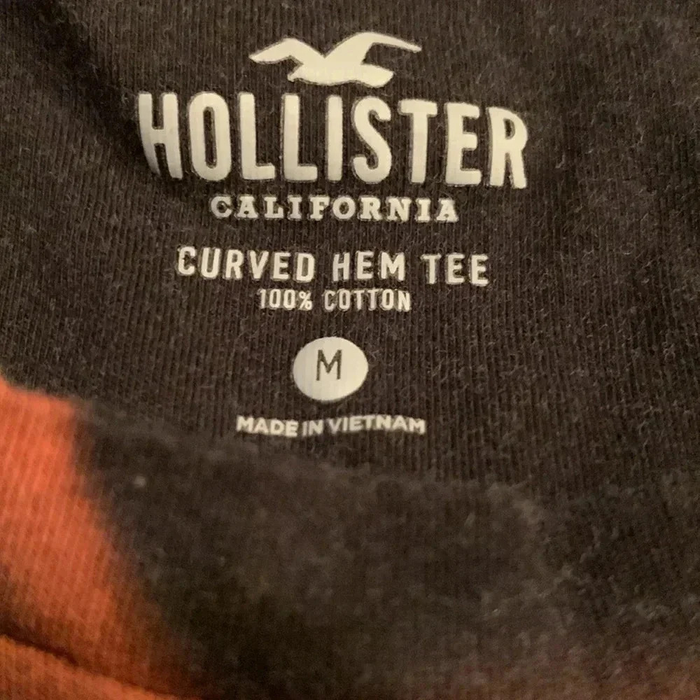 Hollister curved hem tee size m - Picture 2 of 4